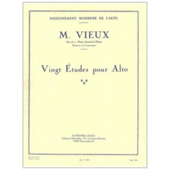 Vieux, M.: 20 Études Pour Alto
