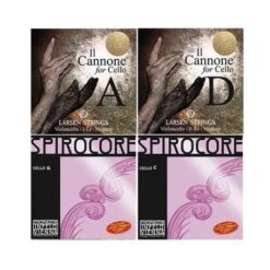 IL CANNONE WARM & BROAD + SPIROCORE Cello String MIX SET