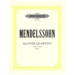 Mendelssohn Bartholdy, F.: Klavierquartett Nr. 2 F-Moll, Op. 2