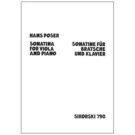 Poser, H.: Violasonatine Op. 54/ 3