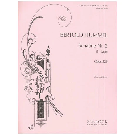 Hummel, B.: Violasonatine Op. 52b/2