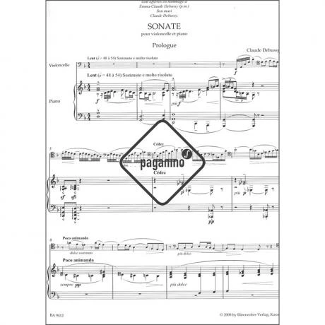 Debussy, C.: Violoncellosonate - Image 3
