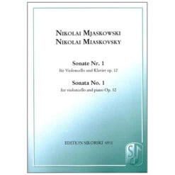 Mjaskowski, N.: Sonate Nr. 1, Op. 12