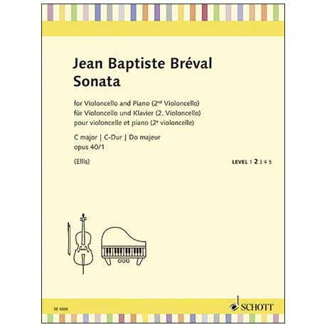 Breval, J-B.: Violoncellosonate Op. 40/1 C Major
