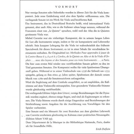 Corrette, M.: Violasonate B-Dur - Image 4