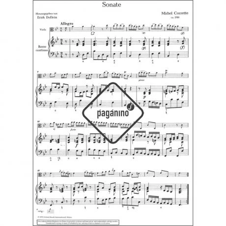 Corrette, M.: Violasonate B-Dur - Image 3