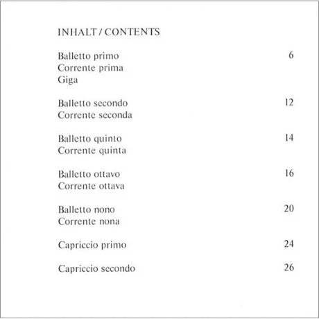 Vitali, G. B.: Balletti, Correnti, Capricci Aus Op. 8 - Image 4