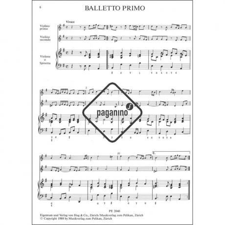 Vitali, G. B.: Balletti, Correnti, Capricci Aus Op. 8 - Image 3