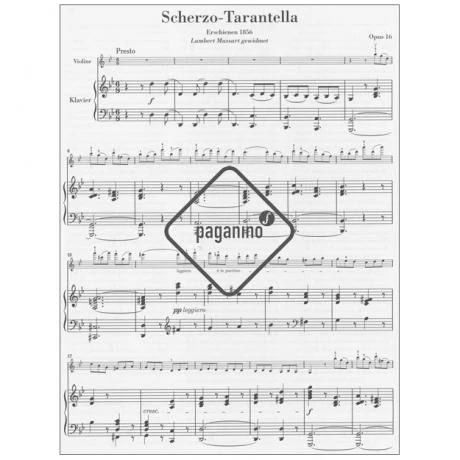 Wieniawski, H.: Scherzo-Tarantella Op. 16 G-Moll - Image 2