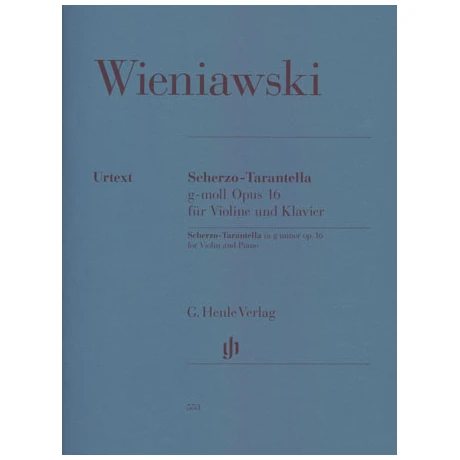 Wieniawski, H.: Scherzo-Tarantella Op. 16 G-Moll