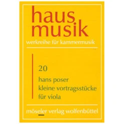 Poser, H.: Kleine Vortragsstücke