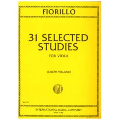 Fiorillo, F.: 31 Ausgewählte Etüden