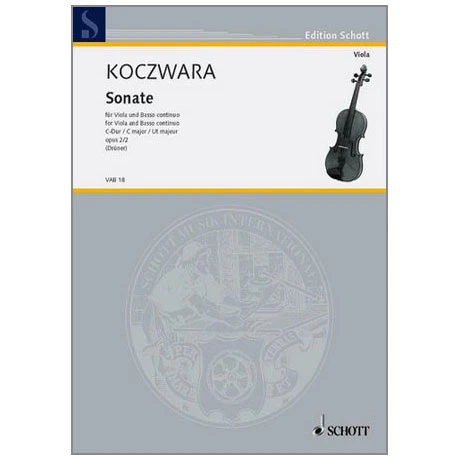 Koczwara, F.: Violasonate Op. 2/2 C-Dur