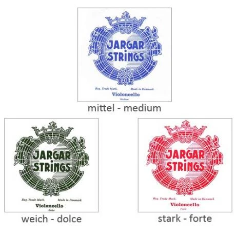 SILVER Cello String SET By Jargar - Image 2