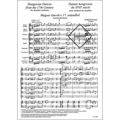 Leggiero - Farkas: Ungarische Tänze Des 17. Jahrhunderts - Image 3
