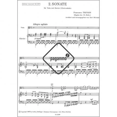 Trevani, F.: Violsaonate Nr. 2 C-Moll - Image 3