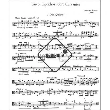 Reutter, H.: Cinco Caprichos Sobre Cervantes - Image 3