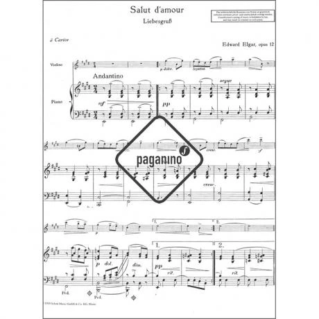 Elgar, E.: Salut D´Amour Op. 12/3 - Image 3