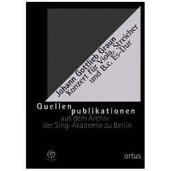 Graun, J. G.: Violakonzert GraunWV Cv:XIII:116 Es-Dur