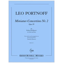 Portnoff, L.: Miniatur-Concertino Nr. 2 D-moll Op. 95