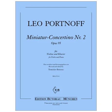 Portnoff, L.: Miniatur-Concertino Nr. 2 D-moll Op. 95