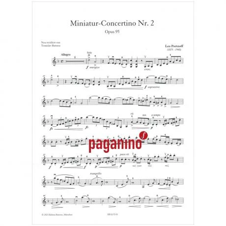 Portnoff, L.: Miniatur-Concertino Nr. 2 D-moll Op. 95 - Image 2