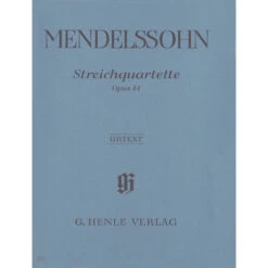Mendelssohn Bartholdy, F.: Streichquartette D-Dur Op. 44/1, E-Moll Op. 44/2, Es-Dur Op. 44/3 Urtext