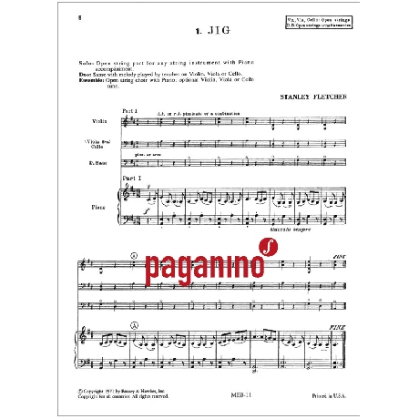 Fletcher, S.: New Tunes For Strings Band 1 - Image 3