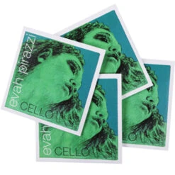 EVAH PIRAZZI SOLOIST Cello String SET By Pirastro