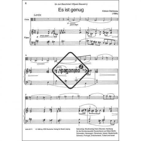 Denissow, E.: Es Ist Genug - Image 3