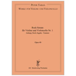 Taban, P.: Rock Sonate Nr. 1 Op. 40 (2017)
