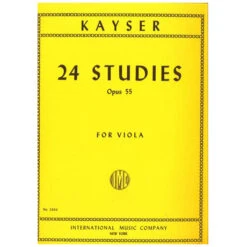 Kayser, H. E.: 24 Violaetüden Op. 55
