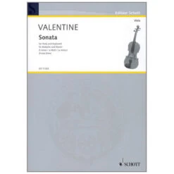 Valentine, R.: Violasonate Nr. 9 A-Moll