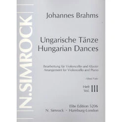 Brahms, J.: Ungarische Tänze Band 3 (Nr.11-16)