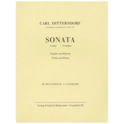Dittersdorf, C. D. V.: Violinsonate G-Dur