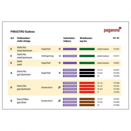 EUDOXA Violin String SET By Pirastro - Image 2