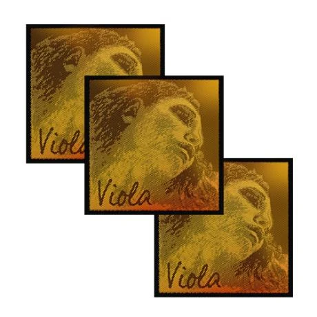 EVAH PIRAZZI GOLD Viola Strings D-G-C By Pirastro