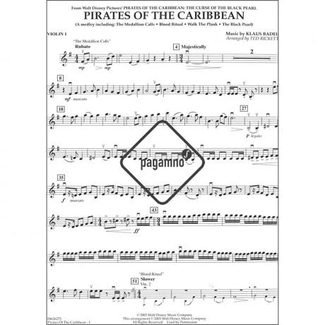 Badelt, K.: Pirates Of The Caribbean Medley - Image 4