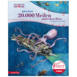 Verne, J.: 20.000 Meilen Unter Dem Meer (+ CD / Online-Audio)