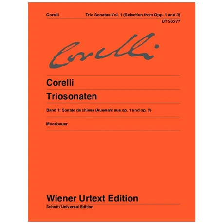 Corelli, A.: Triosonaten Band 1 (Auswahl Aus Op. 1 & Op. 3)