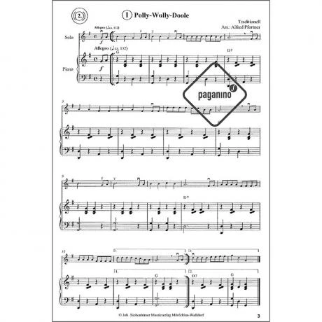 Beliebte Melodien: Klassisch Bis Modern Band 1 – Klavierbegleitung - Image 3