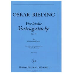 Rieding, O.: 4 Leichte Vortragsstücke Op. 23