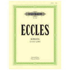 Eccles, H.: Violasonate G-Moll