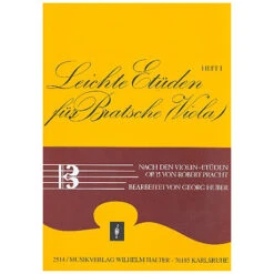 Pracht, R.: Leichte Etüden Nach Den Violinetüden Op.15 Band 1