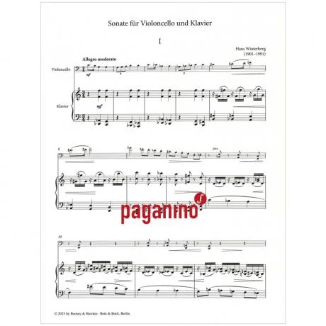 Winterberg, H.: Sonate (1951) - Image 2