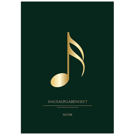 Hausaufgabenheft Musik - Smaragd