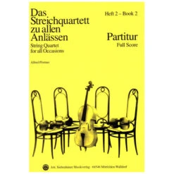 Das Streichquartett Zu Allen Anlässen Band 2 – Partitur