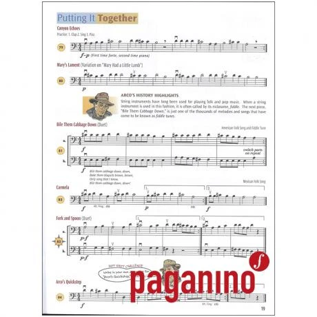 Dabczynski, A. H.: String Explorer, Book 1 - Bass (+CD) - Image 4