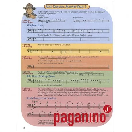 Dabczynski, A. H.: String Explorer, Book 1 - Bass (+CD) - Image 6