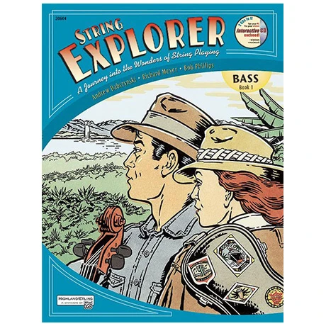 Dabczynski, A. H.: String Explorer, Book 1 - Bass (+CD)